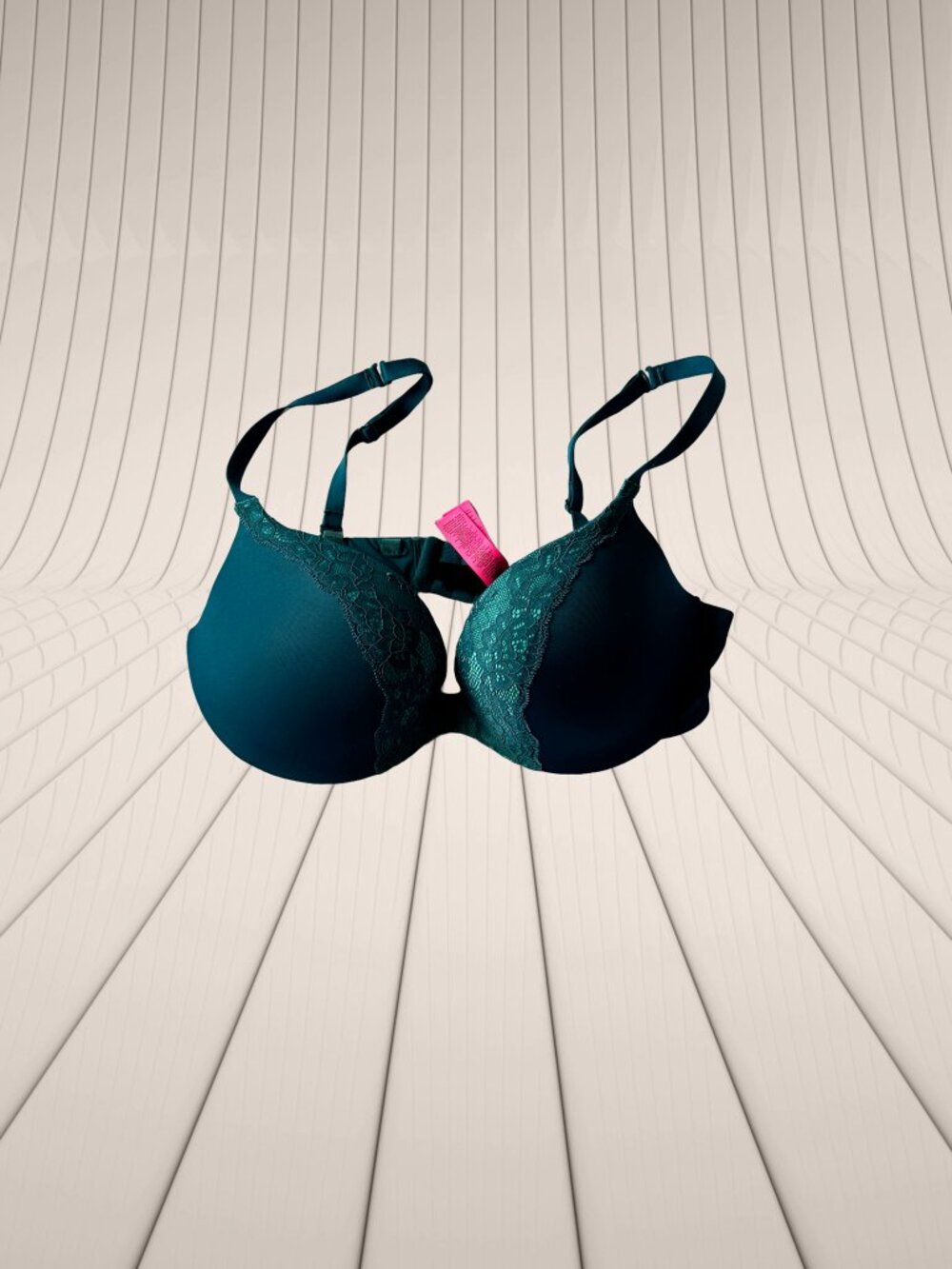 La Senza Tea Emerald Lace Push-up Bra 36C